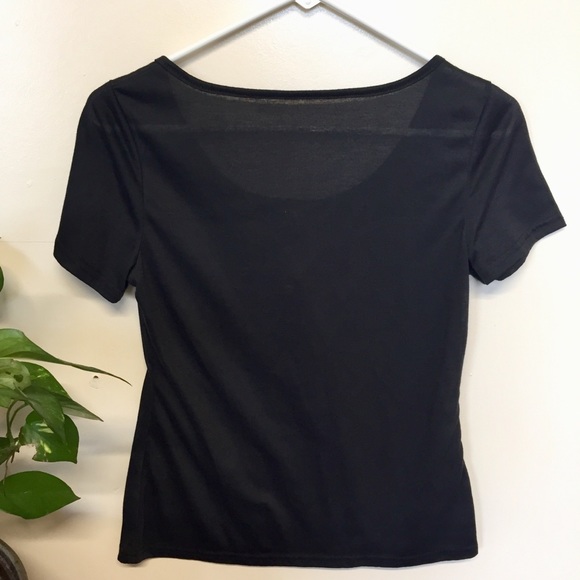 Snap Button Henley Tee - Picture 4 of 4